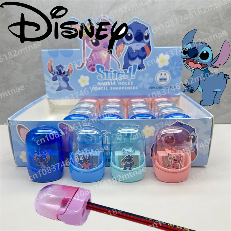 Kawaii Disney Cartoon Stitch Printing Pencil Sharpener Student Stationery Prizes Mini Portable Pencil Tool Ornaments School Gift