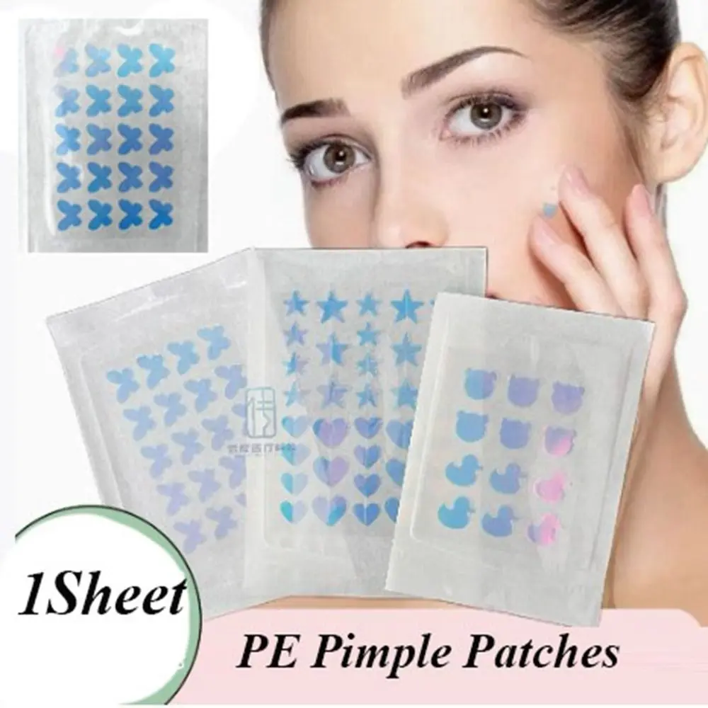 1-лист-лечение-акне-pe-гидроколлоидные-пластыри-от-прыщей-уход-за-кожей-мультфильм-медведь-бабочка-в-форме-звезды-невидимая-крышка-от-прыщей