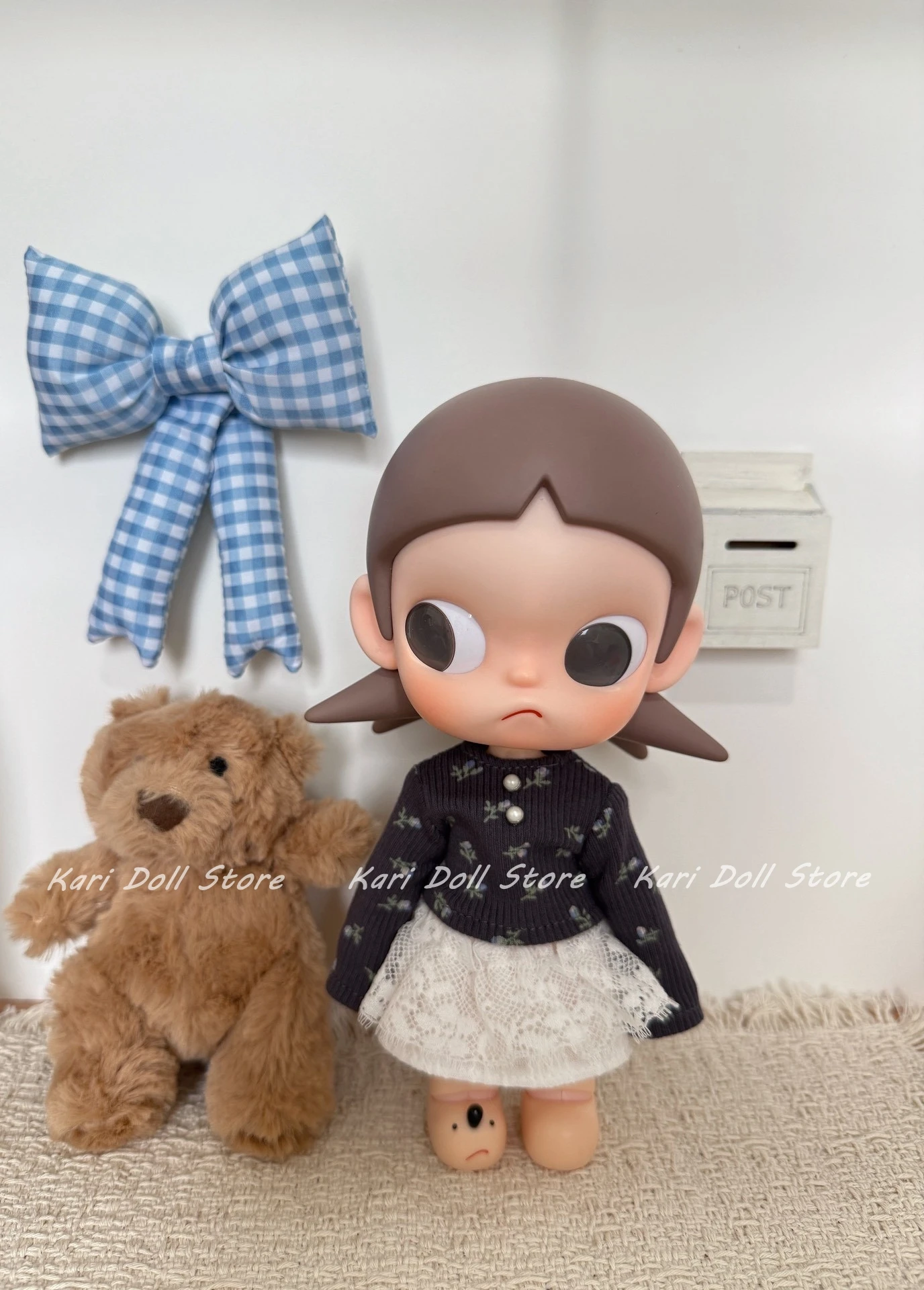 

Kari Store Handmade Dress Clothes for Zsiga 1l8 accessories Doll 8 points action figure Top and skirt/pants