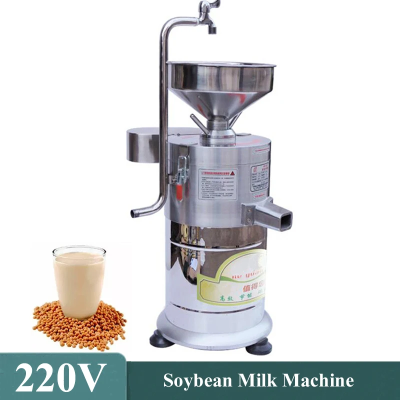 Máquina comercial de leite de soja, máquina de tofu, moagem de soja, aço inoxidável, máquina de leite de soja
