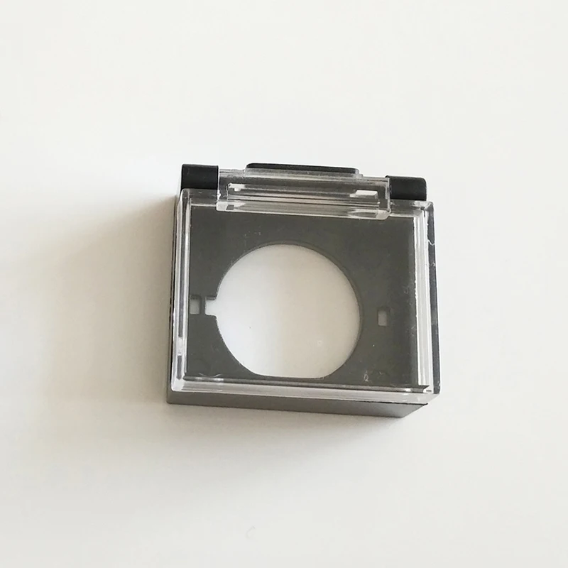 16mm Protection Cover Button Switch Rectangle Protective Cover Clear Plastic for LA16 Guard Dust Cover Box