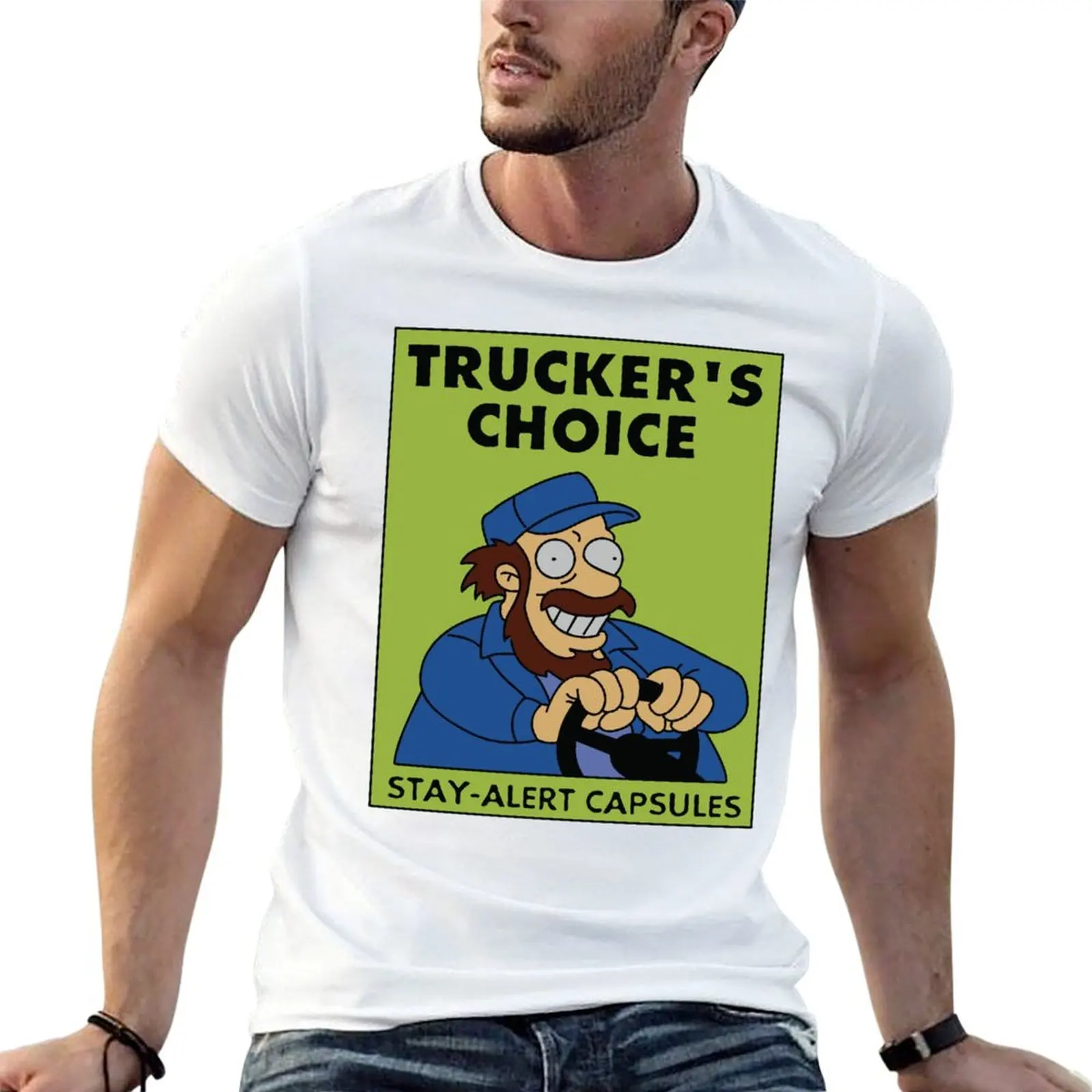 Trucker's Choice Stay-Alert Capsules T-Shirt Work Wear Short Sleeve T-Shirt
