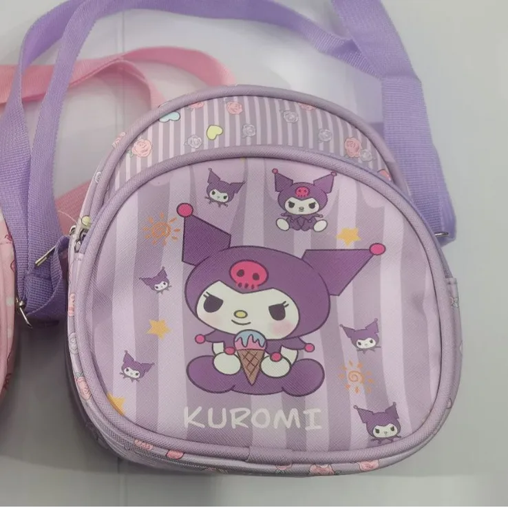 

Kuromi Schoolbag Kawaii Sanrio Hello Kitty School Bag Kindergarten Melody Student Bag High Capacity Cinnamoroll Backpack Gift