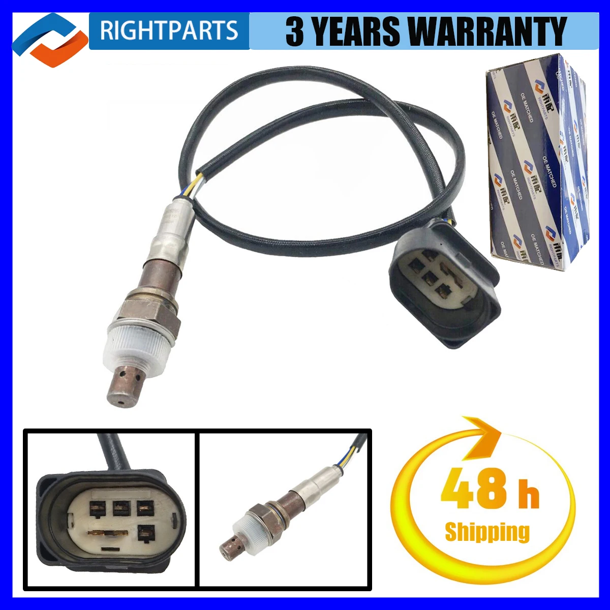 06A906262BR 5 Wire Lambda Oxygen Sensor For AUDI A3 VW Golf Jetta SEAT Altea SKODA Octavia 06A 906 262 BR 06A906262CF LZA07-V1