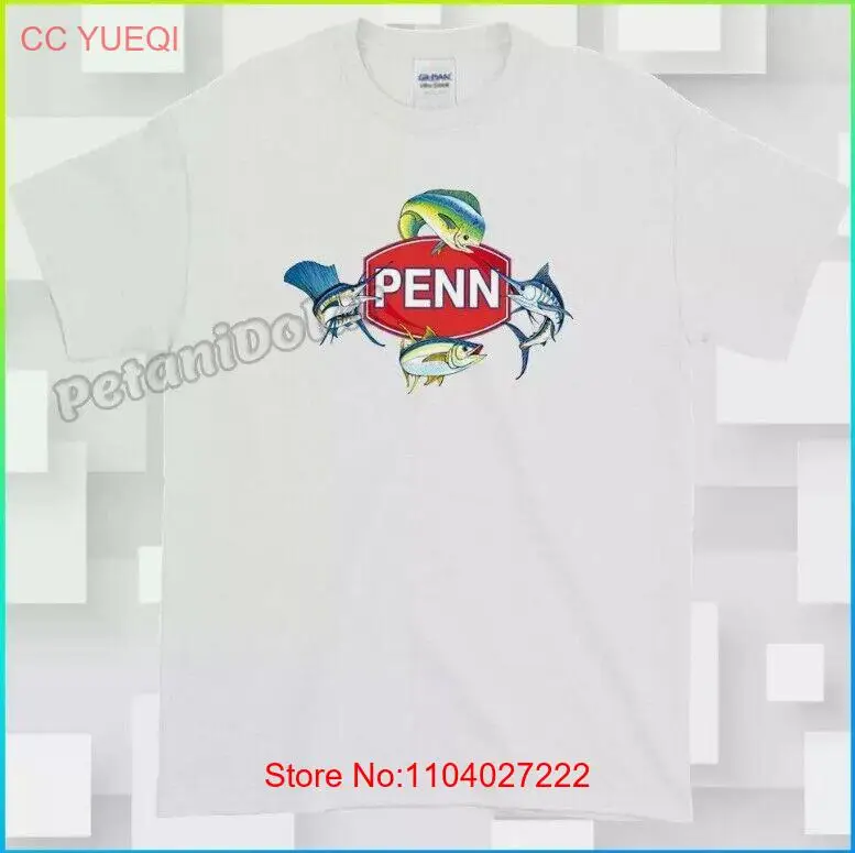 New Item Penn Fishing Saltwater Reels Rods Logo Men'S T Shirt Size S-5Xl