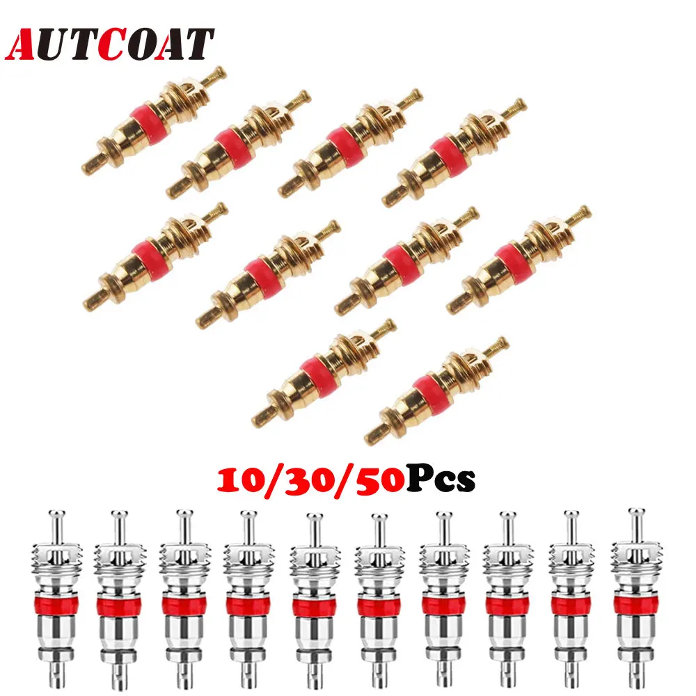 

Schrader Tire Valve Core - American/US Valve Stems Core for Most Automotive,RV,ATV & Air Conditioning, Tire Remover Replacement