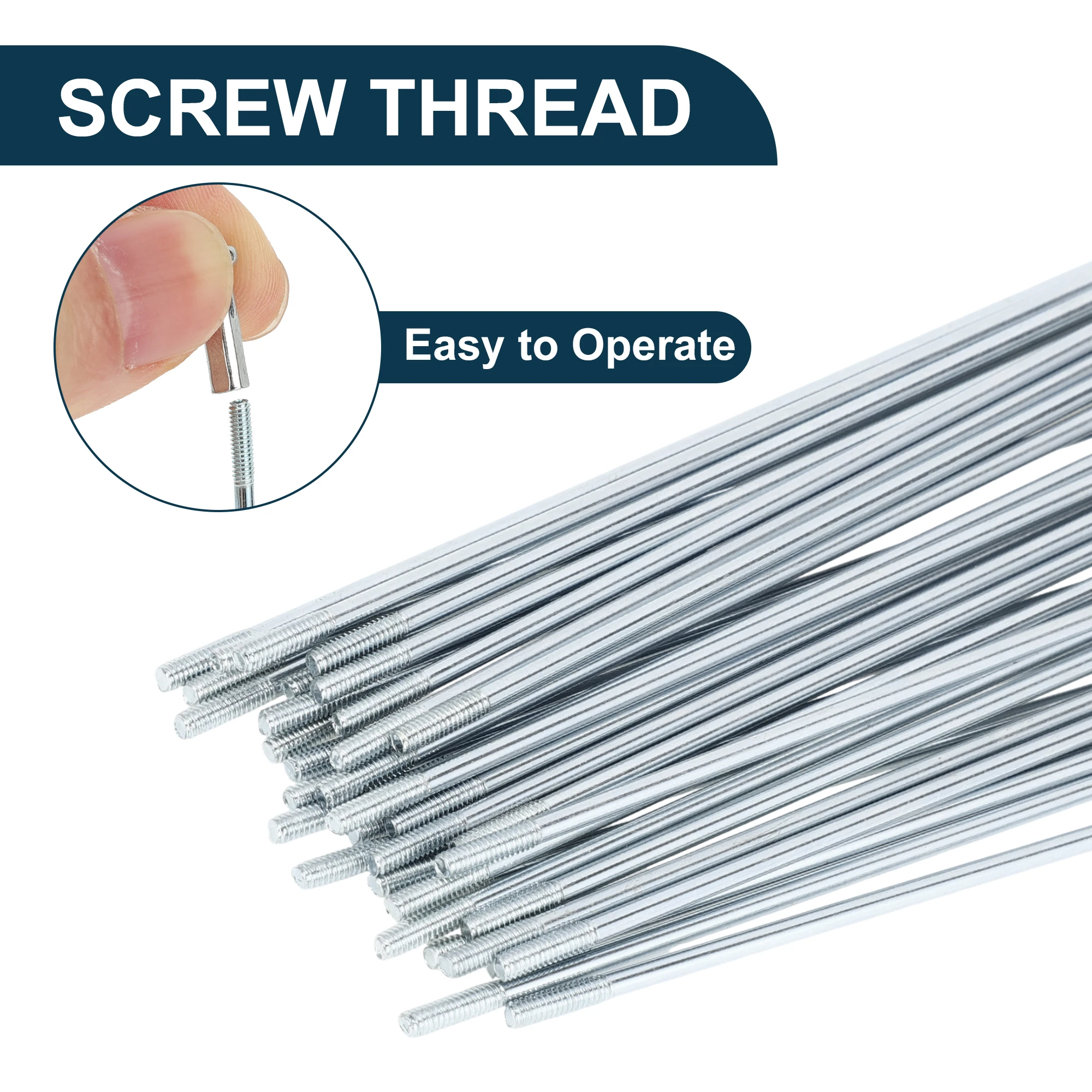 X autohaux Szprychy rowerowe Szprychy kół rowerowych 14G 273mm 277mm 283mm 287mm 291mm 295mm 299mm 305mm Długość Stal węglowa Ocynkowana