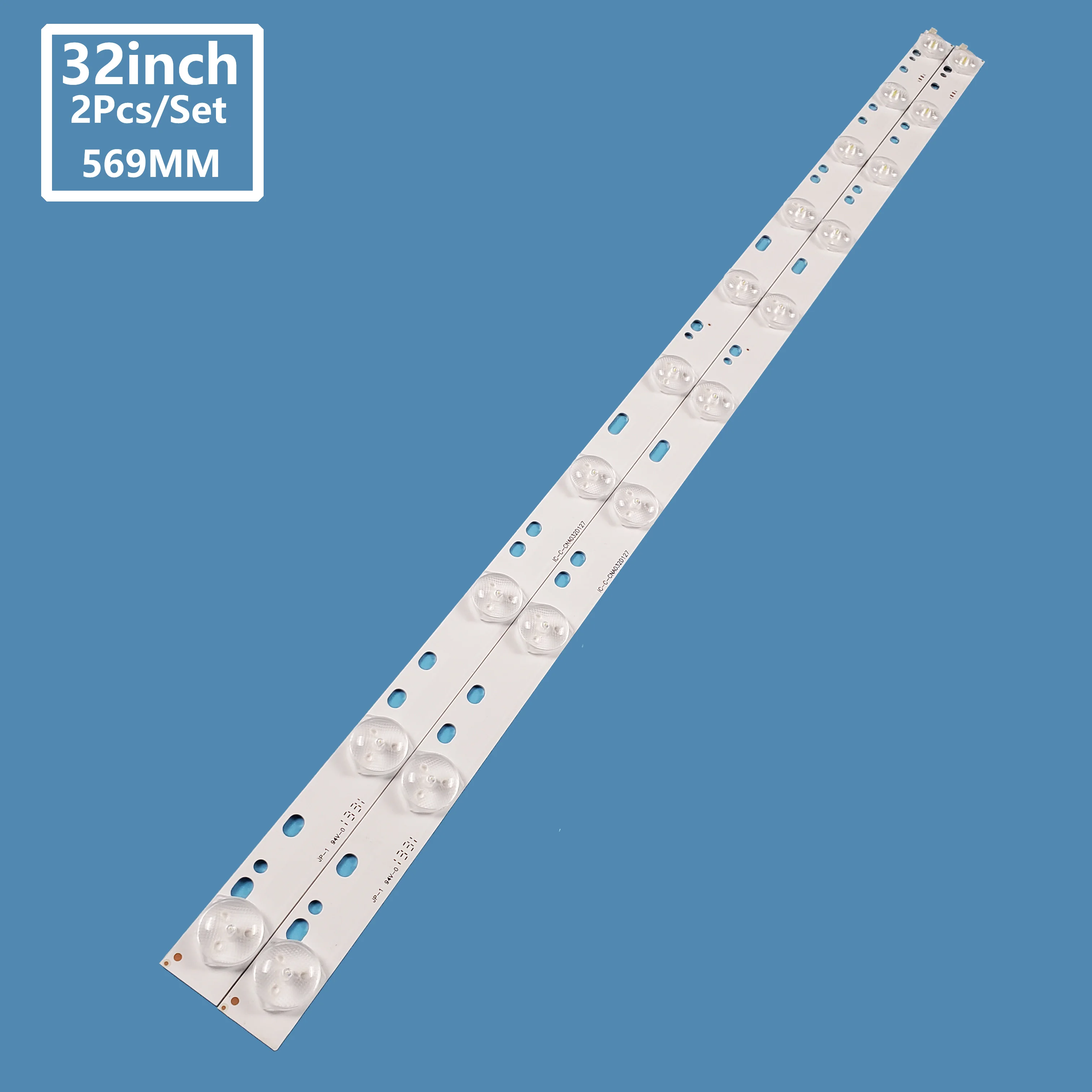 

LED Backlight strip 10 Lamp for Sceptre IC-C-CNA032D127 Quasar SQ3200 Sceptre X325BV-FMDR V315K2-PE1 EM320D0 IC-A-CNA032D127