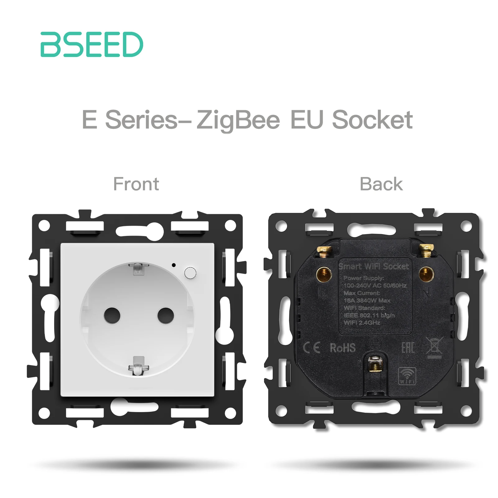 BSEED Smart Zigbee Thermostat Fußbodenheizung/Kessel/Wassermodul Teil Thermostatregler Glasrahmen Need Gateway APP-Steuerung