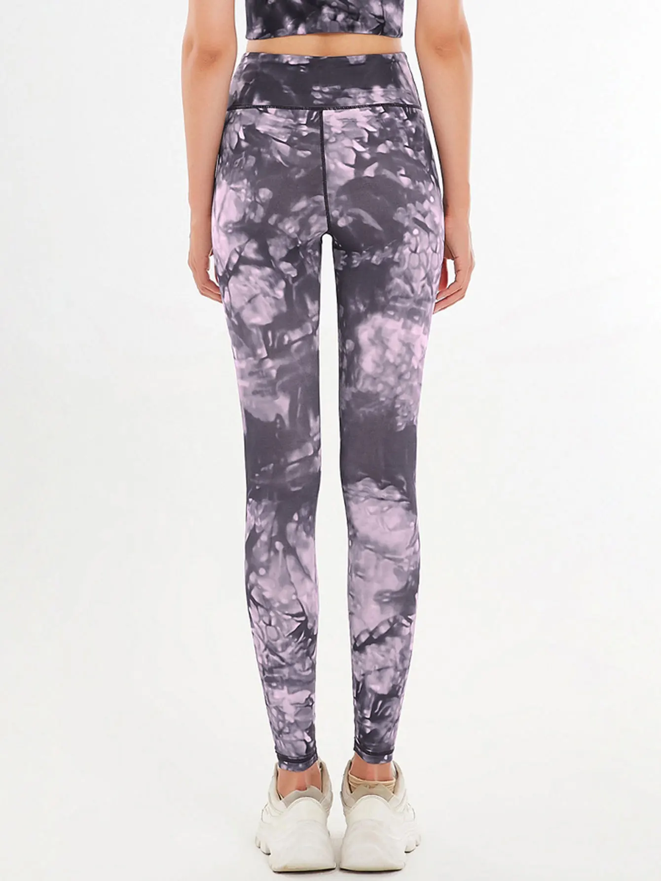 Leggings slim a vita alta da donna Abbigliamento sportivo casual con stampa completa per pantaloni alla moda autunno inverno quotidiani