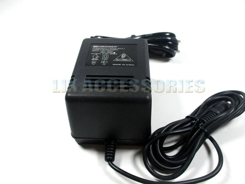 XENYX1002B MXB1002 UBB  compatiable FOR BEHRINGER mixer power cord transformer