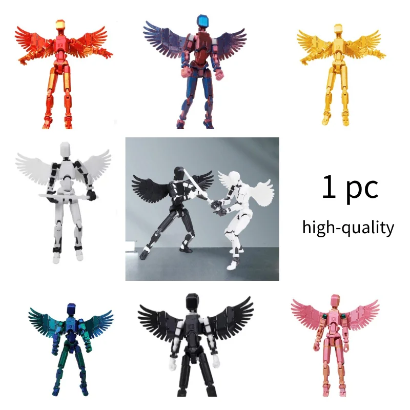 

Multi-Jointed Movable Shapeshift Robot With Wings 3D Printed Mannequin Dummy 13 Action Figures Toys Kids Adults Parent-children