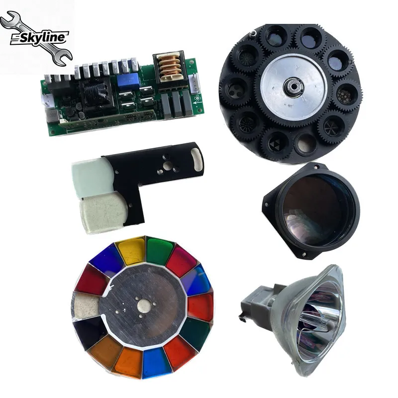 Beam 280W 10R Moving Head Lamp Ballast  Focusing Lens Rotating Pattern Plate Frost Panel