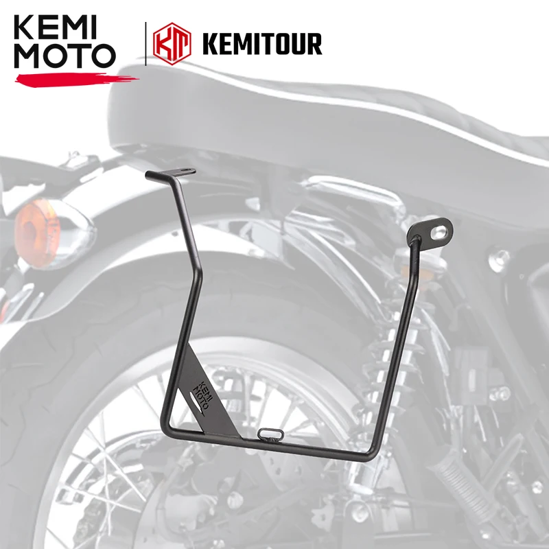 

For KAWASAKI W800 W400 W600 Luggage Rack Motorcycle Side Rack Saddlebag Support Carrier Storage Rack Accessories Steel