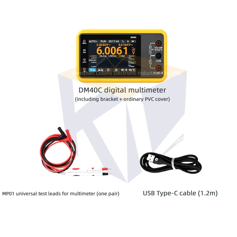 1set DM40 Digital Multimeter 4-Digit Semi-Oscilloscope Signal Generator Three-In-One Handheld Portable DM40B DM40C image 3