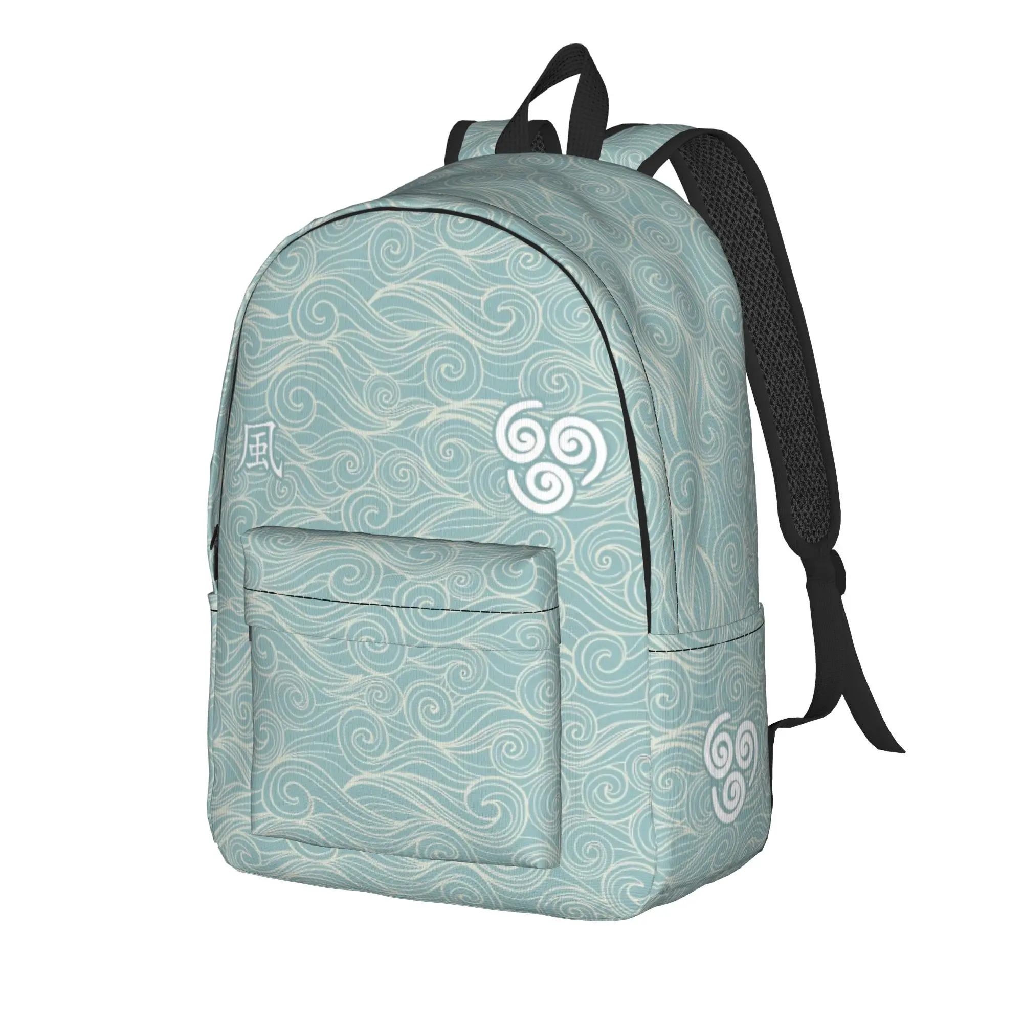 Air Temple Island Meelo Teenage Backpack Gift Student Work Avatars Airbende Anime Daypack for Men Women Laptop Canvas Bags