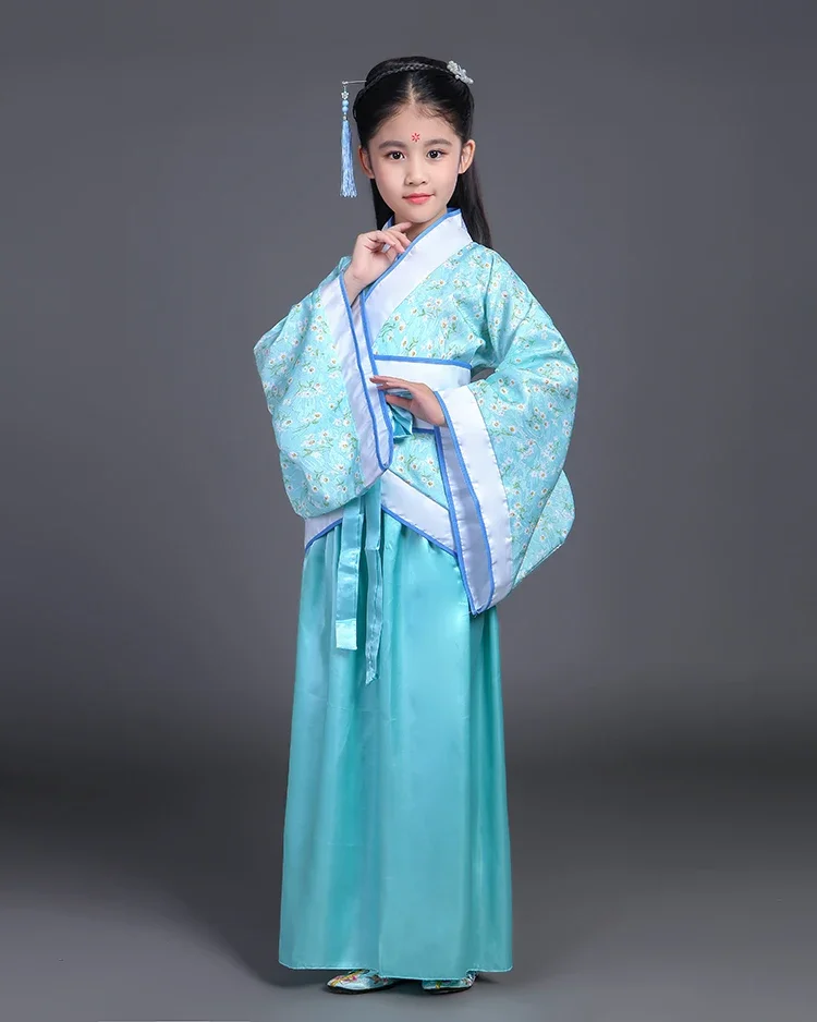 中国の漢服 Disfraz 子供衣装唐少女妖精女性のパフォーマンス古代王女韓服ロイヤルドレス