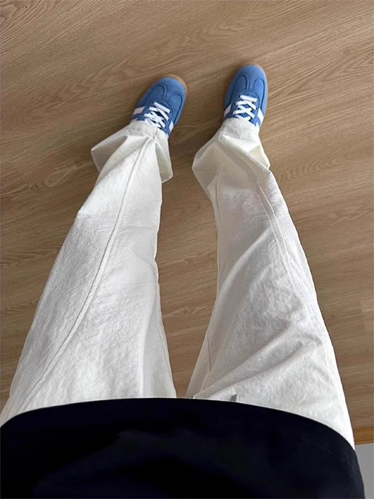 

American Sle Slim Fit Summer Ice Silk Thin Nylon Qui Dry Soft ell Climbing Pants Men's Casual Trousers Outdoor Leisure