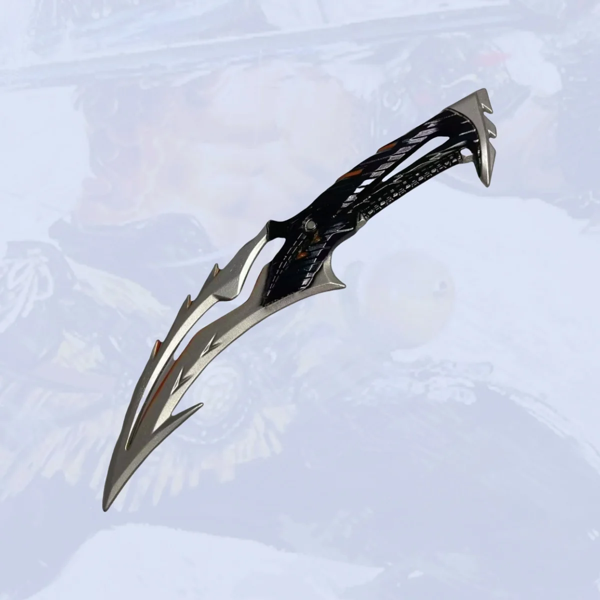 7,1 Zoll Valorant Prime Vandal Metall Katana Schwert Japanisches Katana Ninja Messer Original Samurai Säbel Cosplay Zubehör Prop Spielzeug