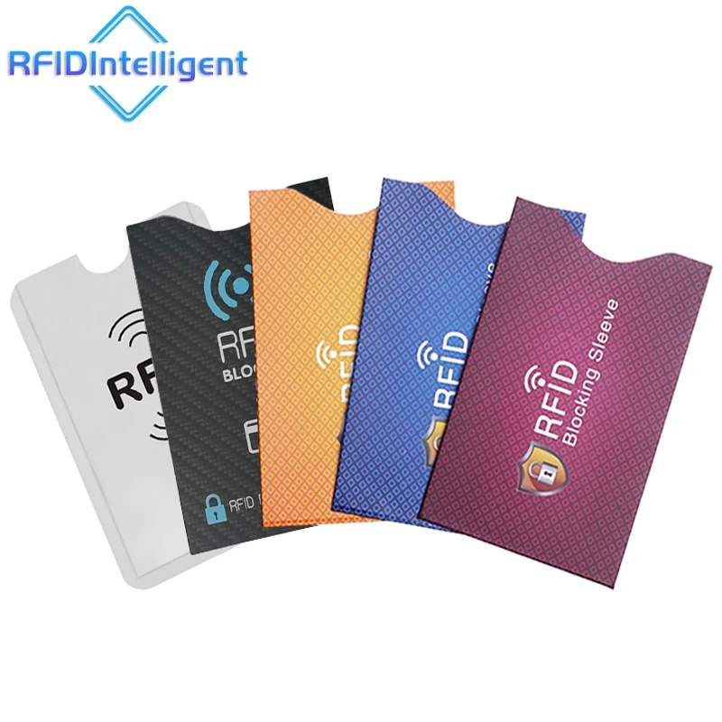 10Pcs Anti-Theft Card Holder Aluminum Foil RFID Case Anti-degaussing Card Holder Protection Bank Card Set Shielding Bag NFC