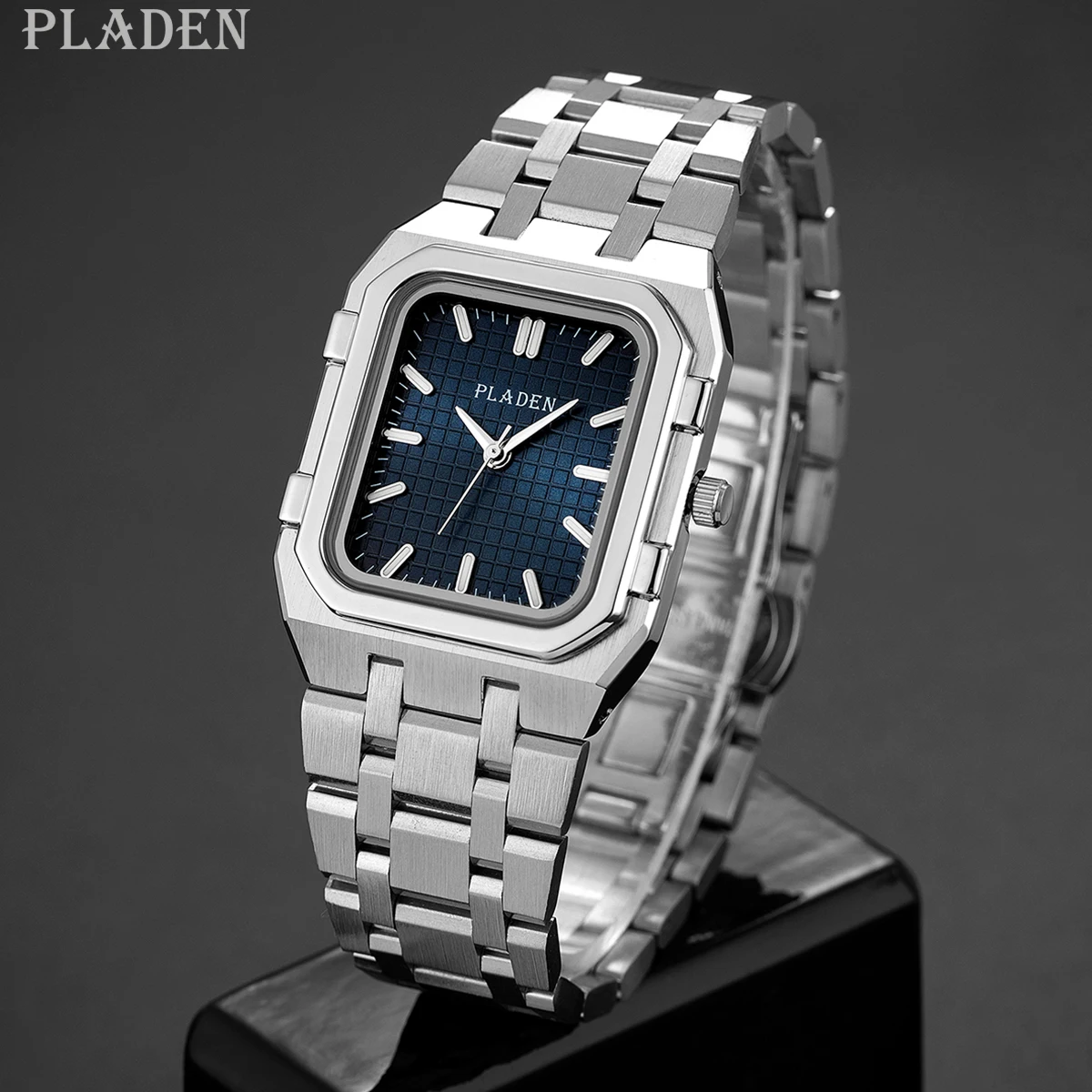 

Мужские спортивные модные часы, деловые мужские часы из нержавеющей стали 2025, серебро, роскошные мужские кварцевые наручные часы Relogio Masculino, дропшиппинг