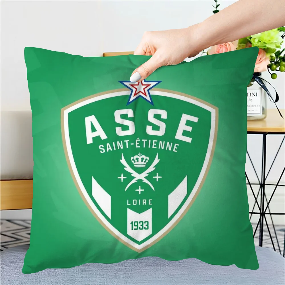 Cushion Cover Pillow Cover Pillowcase Cover for Pillow Fundas De Cojines AS S-saint-etienne Fc Decorative Pillowcases Home Cases