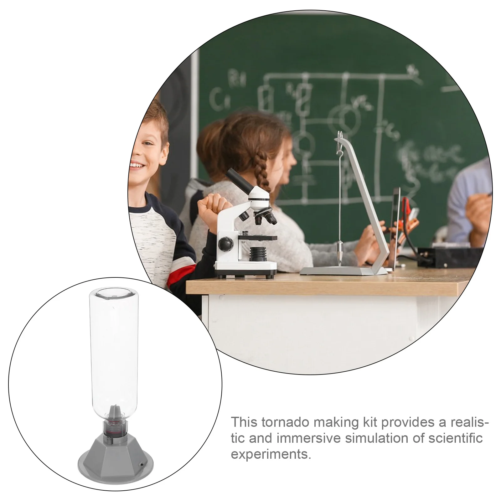 Tornado Simulation Experiment Make Your Own Small Labs Kit Kids Toys Simulator Maker Plaything Primary School