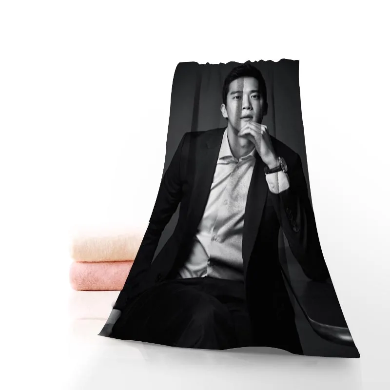 Ha Seok Jin – serviette de bain imprimée en coton, pour le visage, en tissu microfibre, pour enfants, hommes, femmes, 70x140cm