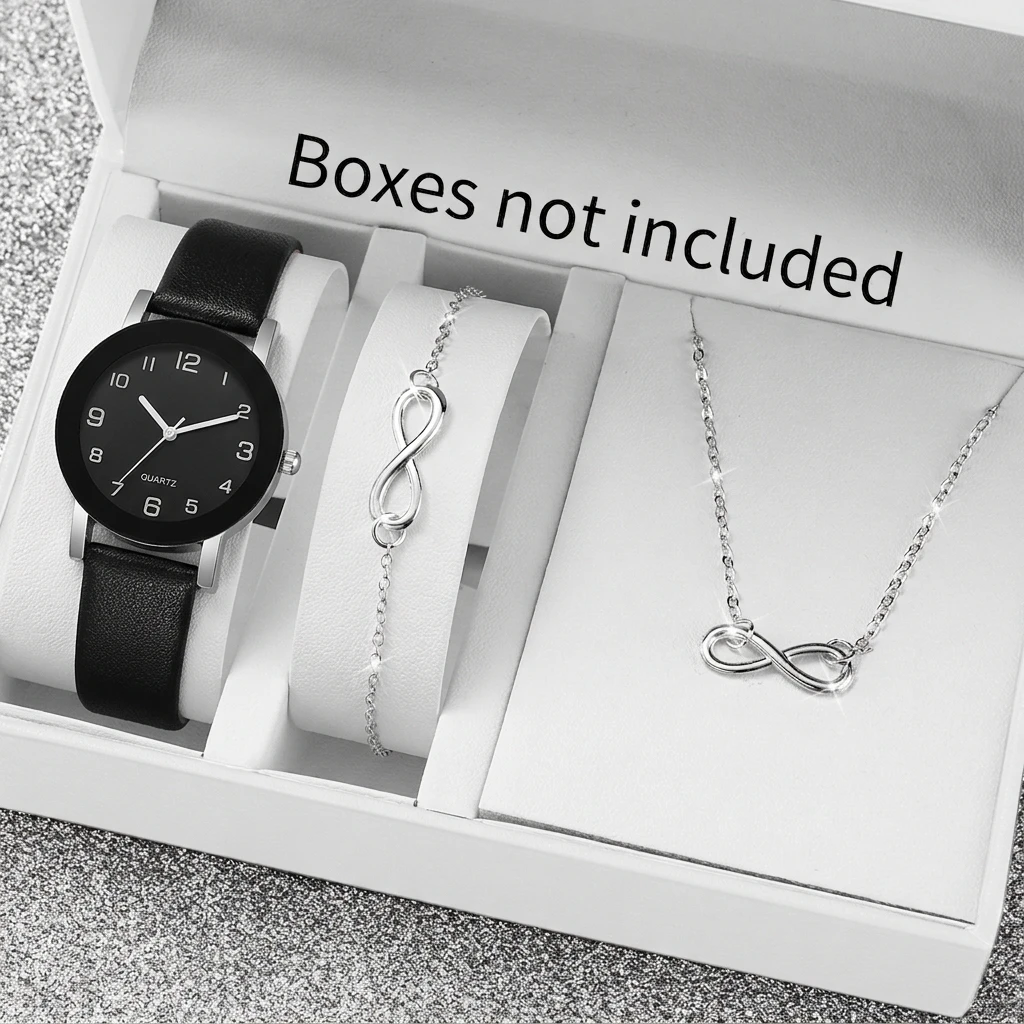 3点セット ファッション アラビア文字盤 レディース腕時計 - Jewelry Watches Women のレビューと価格