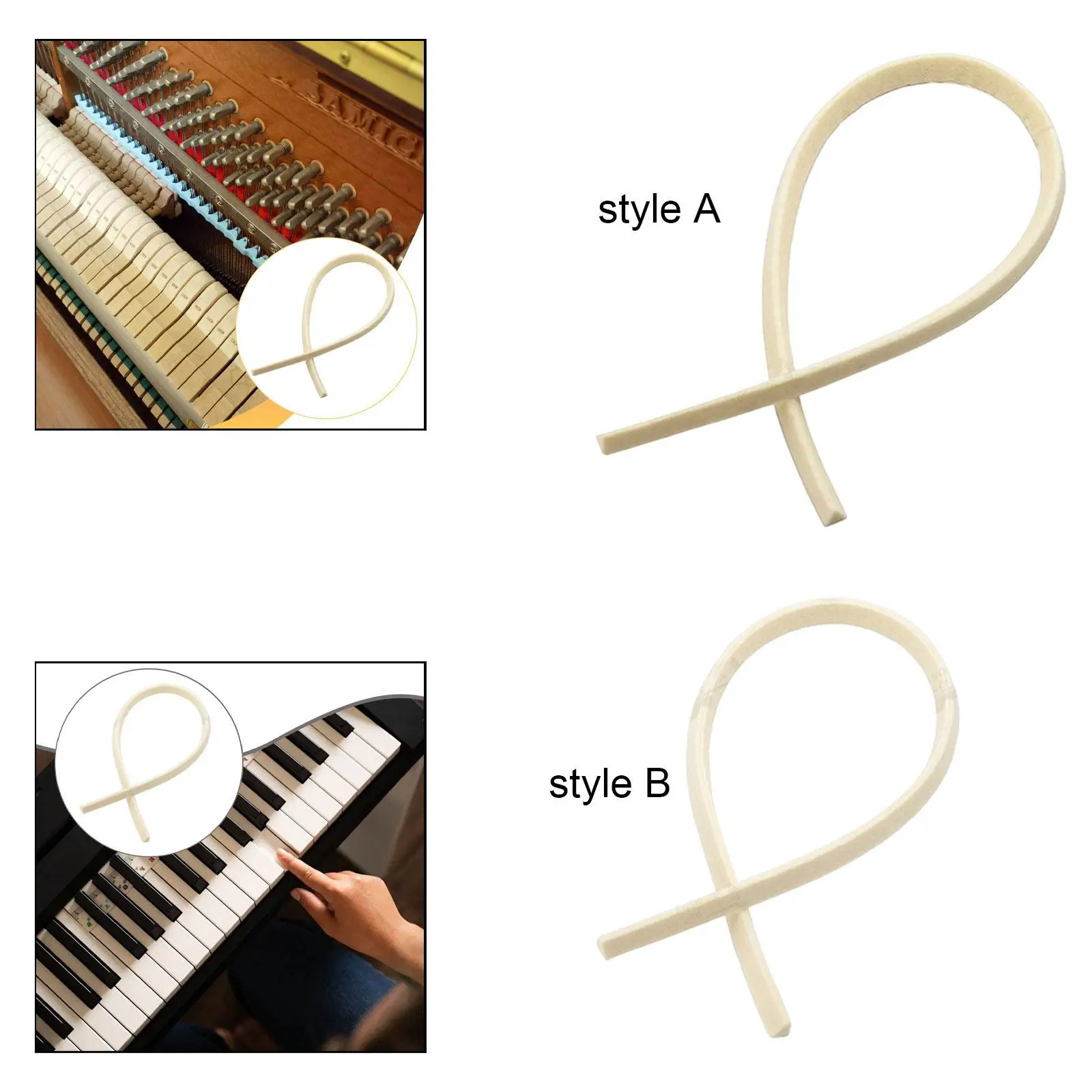 Piano Mute Felt Strip Sound Weakening Tool, Replacement Replacement, Accessories Professional Piano Tuning Felt Strip