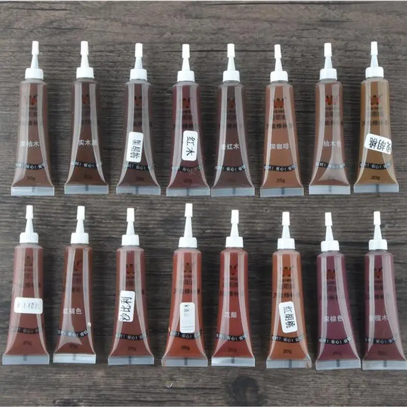 DIY Wood Product Scratch Filler Remover meble drewniane Touch Up zestaw narzędzi Marker Cream wosk naprawa żywicy polimerowej szybka naprawa