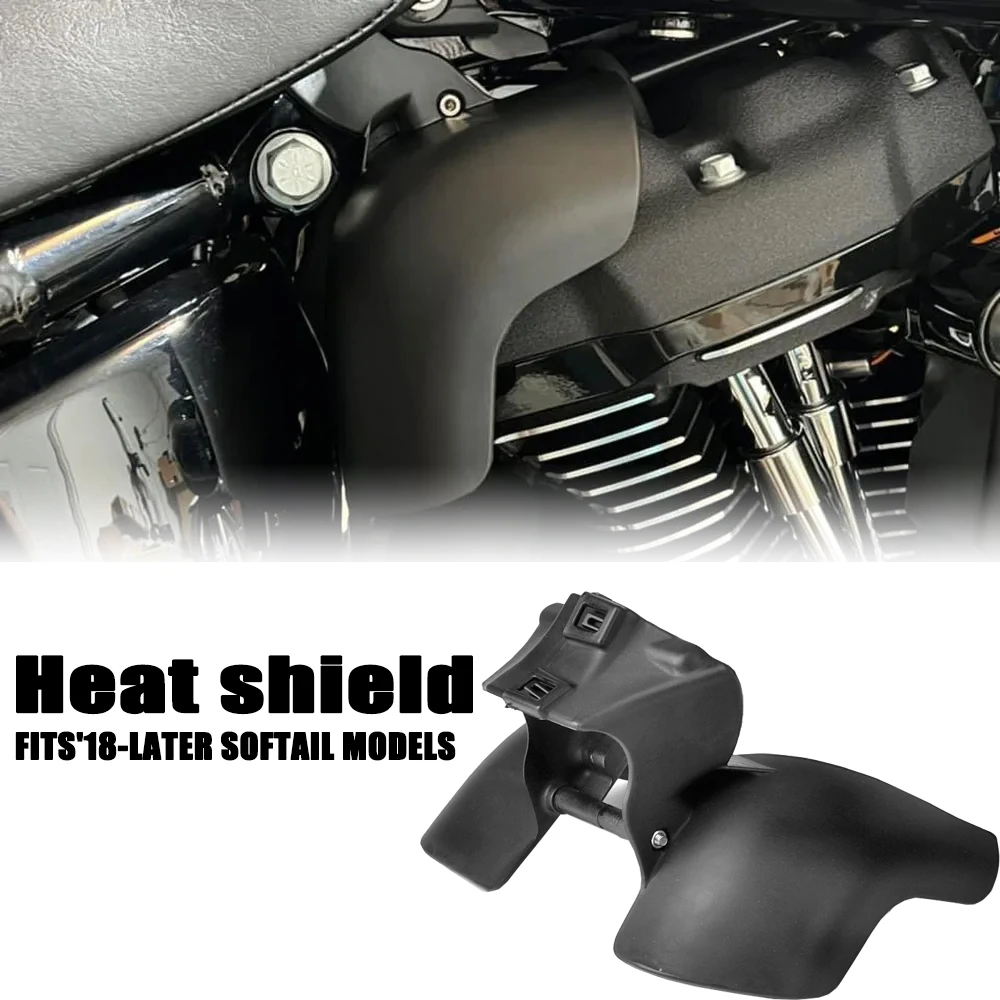 

Motorcycle Heat Shield Mid-Frame Air Deflector Trim Cover For Harley Softail Breakout Street Bob Fat Bob Low Rider FXBR 2018-24