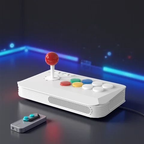 DATA FROG Y5A / Y3A MAX Arcade Stick for Switch 2 & Windows, Wireless Arcade Fight Stick, 2.4G Receiver