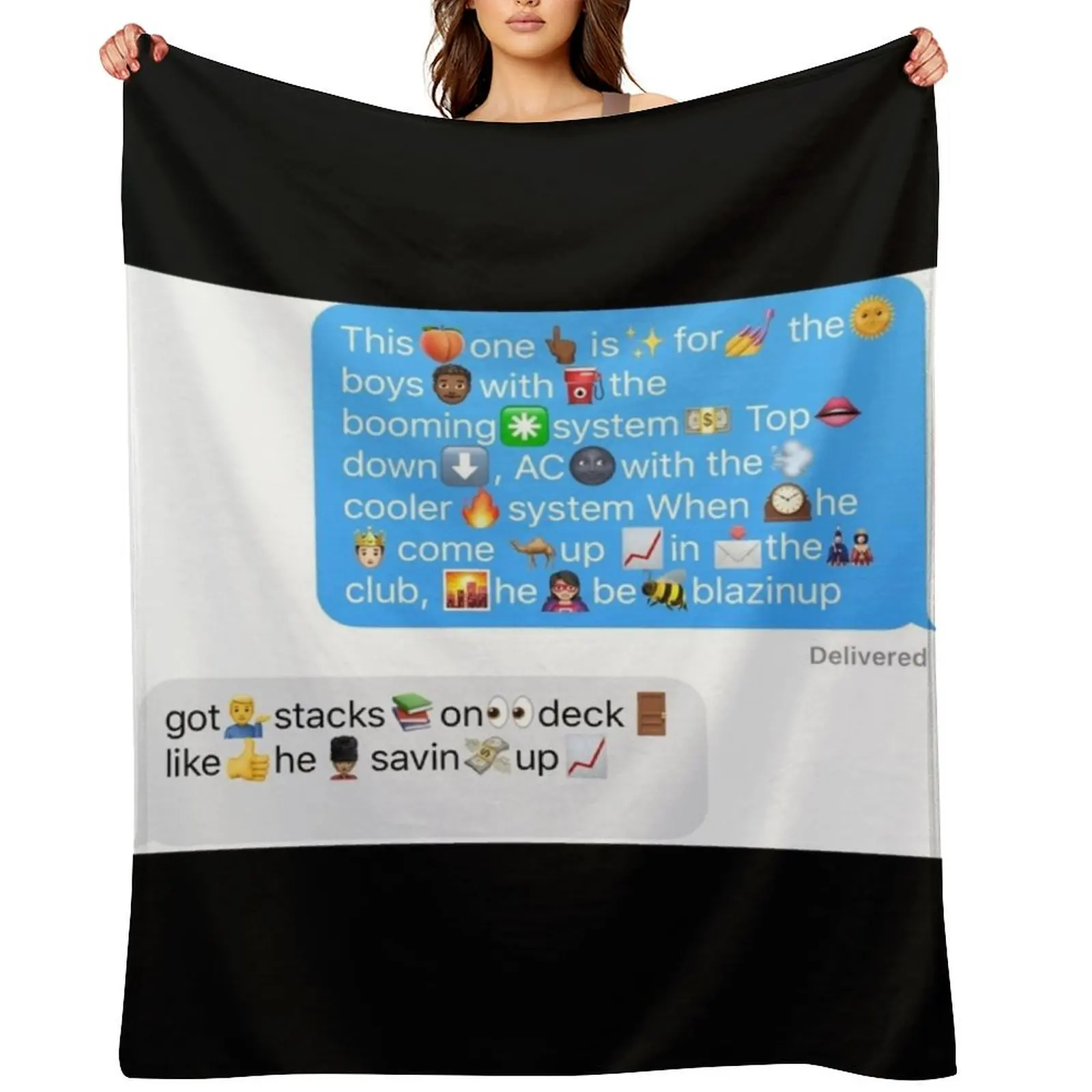 Super Bass Throw Blanket Decorative Throw Thermal sofa bed for sofa Blankets