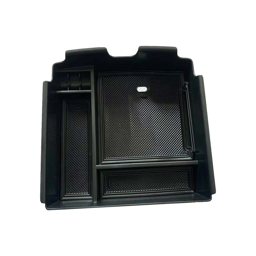 ABS Storage Box Storage Box Black Easy To Use For Carnival For KA4 2020-2022 For Kia Storage Box Storage Box New 