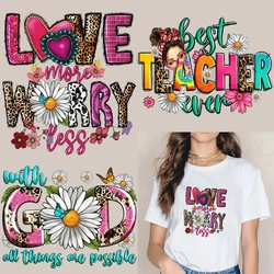 flower pink Newest Patterns Decoration DIY Iron On Transfer Stickers On Clothes Jackets T-shirt Sticker For Clothing Applique
