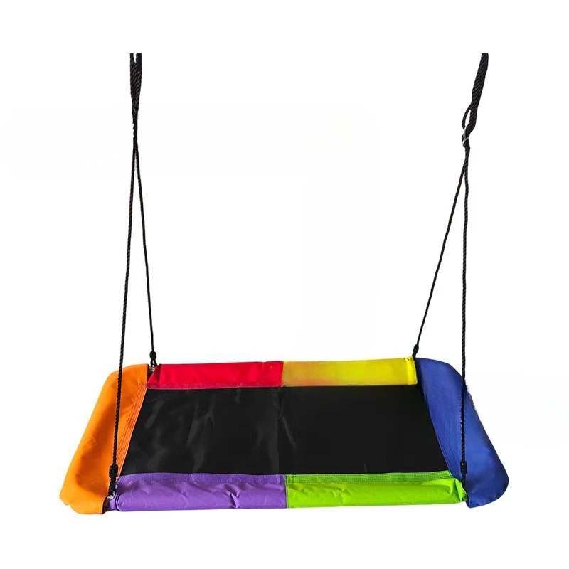 Rectangle Oxford cloth jumping cloth swing, garden sling family tree swing