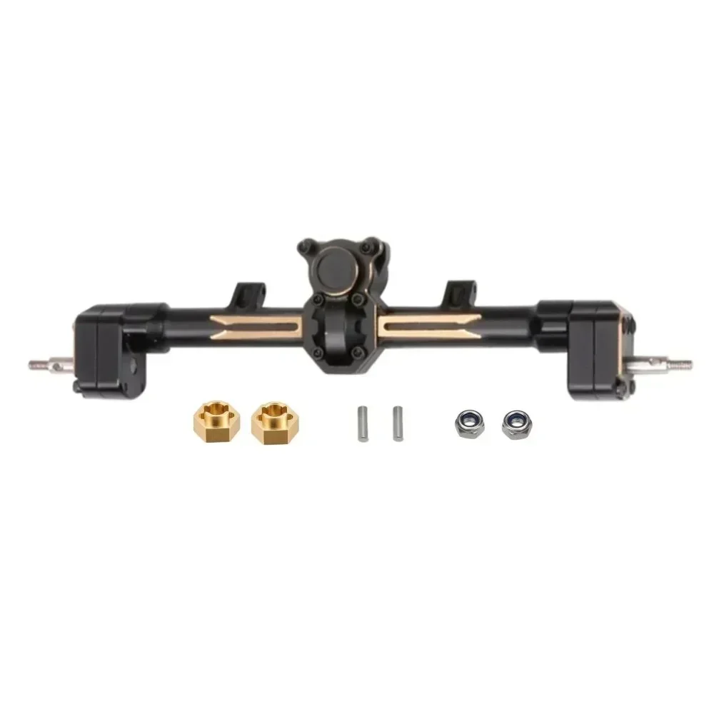 Eje de Portal de pesas de latón pesado para Axial 1/24 RC Crawler Portal Axial SCX24 90081 C10 Je ep Gladiator Bronco piezas de mejora