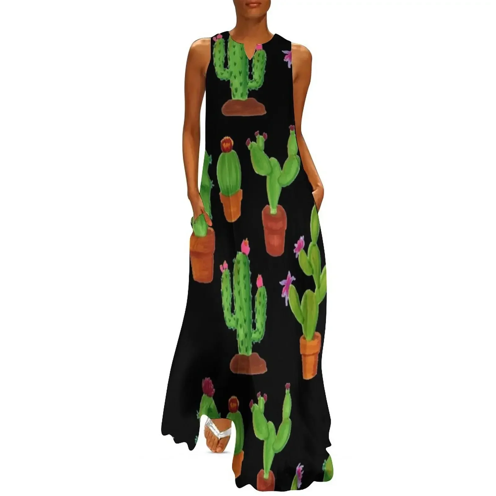 

Cactus Sticker Pack - Barrel, Prickly Pear, Saguaro Cactus, Flower, Succulent, Cacti Long Dress dresses ladies 2025 summer Dress