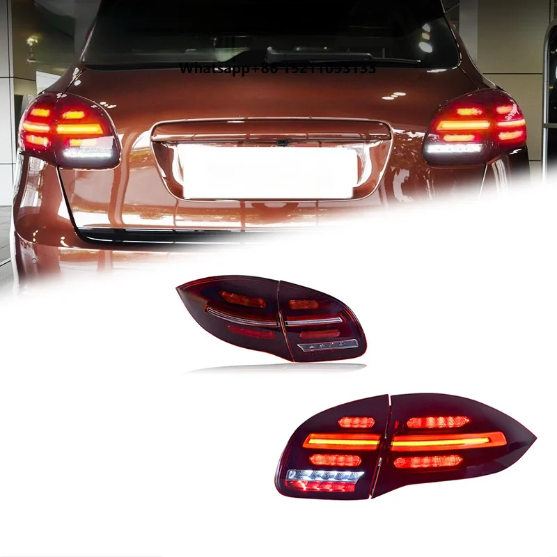 FT Car Lights for 958 Taillights 2011-2014 LED Tail Lamp Dynamic Turn Signal Light Car Taillights Assembly