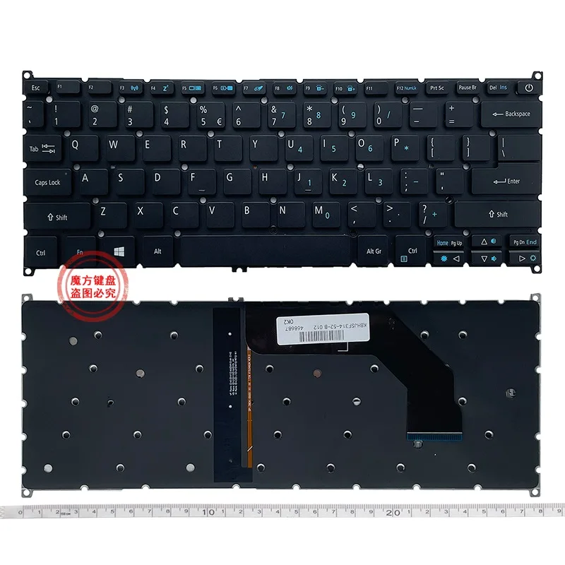 New US Keyboard Backlit for Acer Swift 113 SF113-31 N17P2 S13 SF514 SF314-52 S5-371 SF5 VX15  SF314-52G S30-20