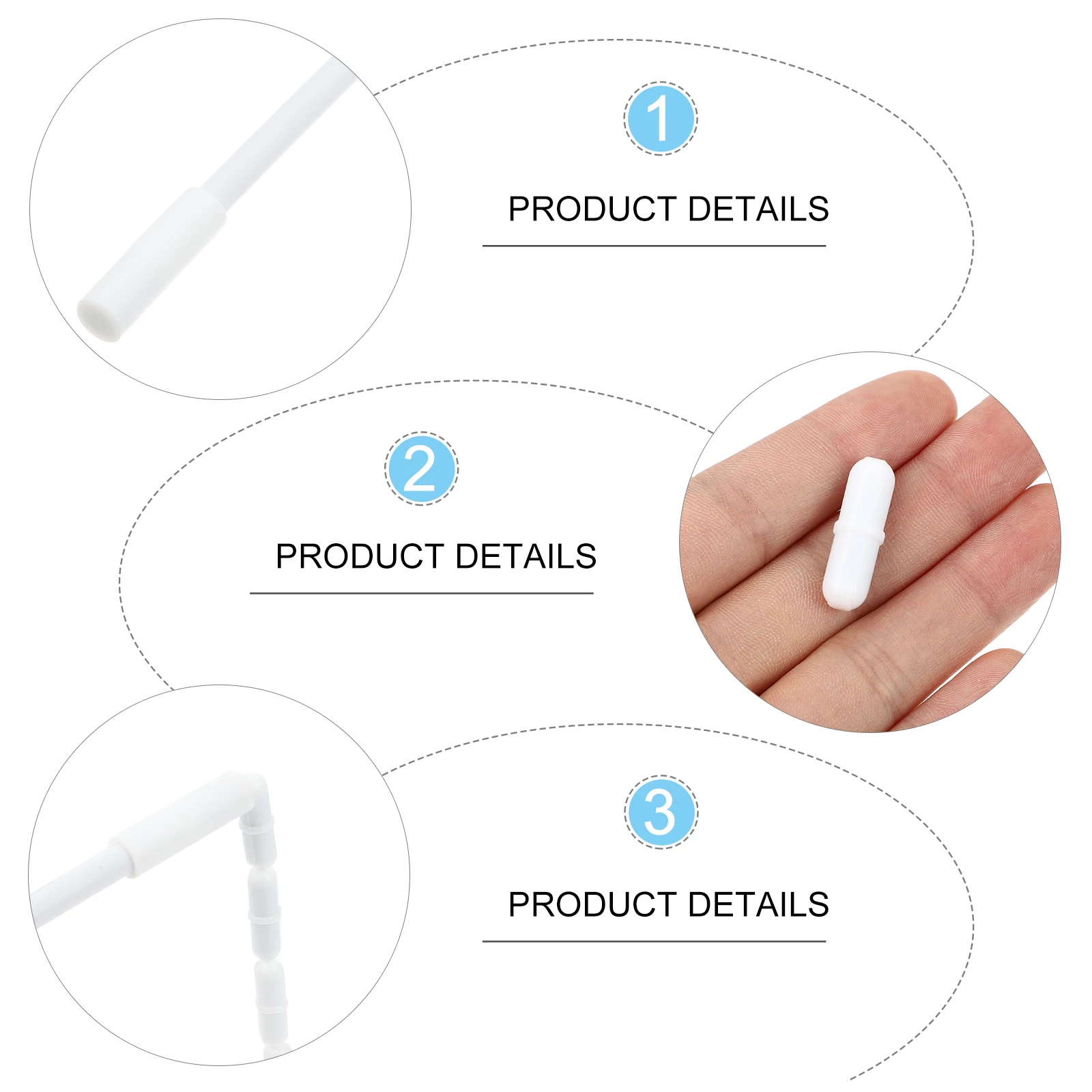 Tetrafluoro Rotor Combination Stir Bars Laboratory Stirrer Practical Mixer Rod Magnetic Force Stirring