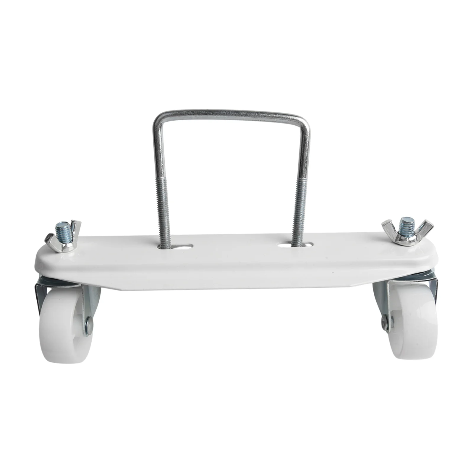 Juego de 2 soportes para ruedas de calentador eléctrico con ruedas giratorias, movilidad de 360 grados para múltiples marcas de radiadores, marco de acero al carbono