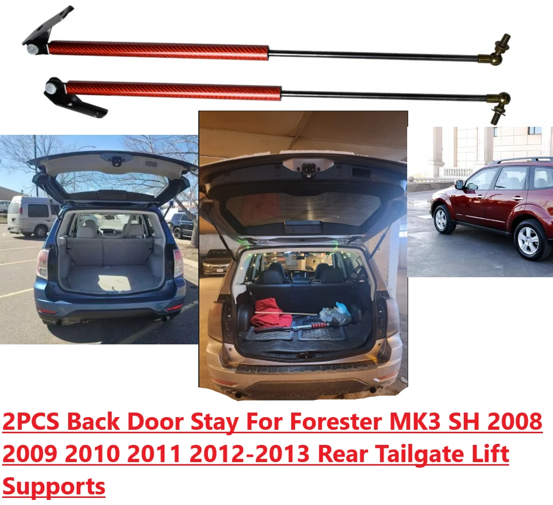 

2PCS Back Door Stay For 2007 2008-2013 SUBARU Forester MK3 SH 3rd Rear Tailgate Boot Gas Spring Struts Prop Lift Support