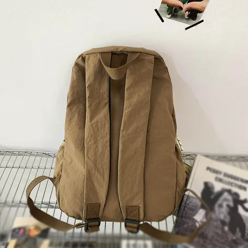 Imagen 2 del producto 2025 nueva mochila plegable para mujer, mochila de gran capacidad, mochila de ordenador versión coreana Simple