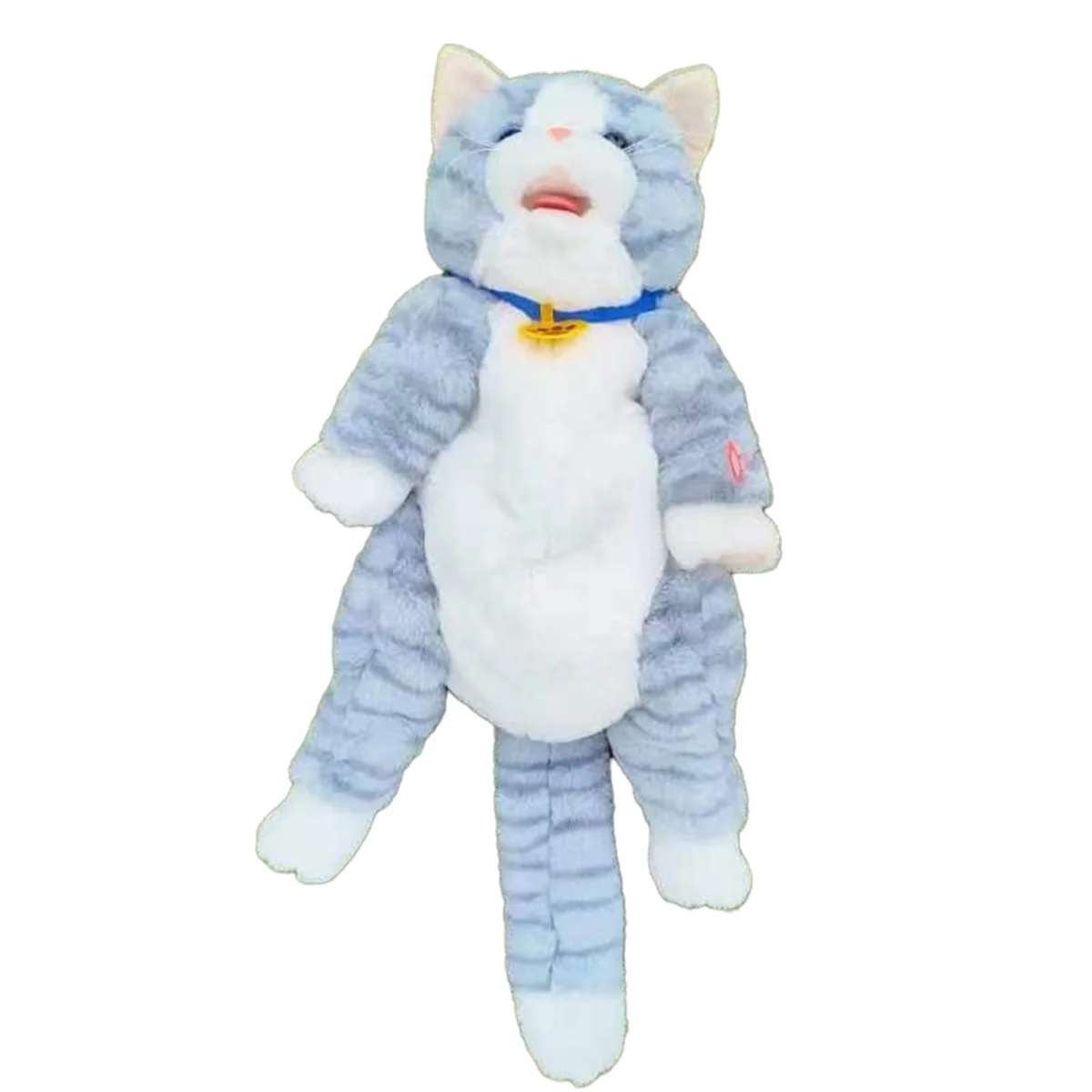 Doll Bag Cat Simulation Pet Backpack, Touch-Sensitive Singing Electric Plush Bag,B