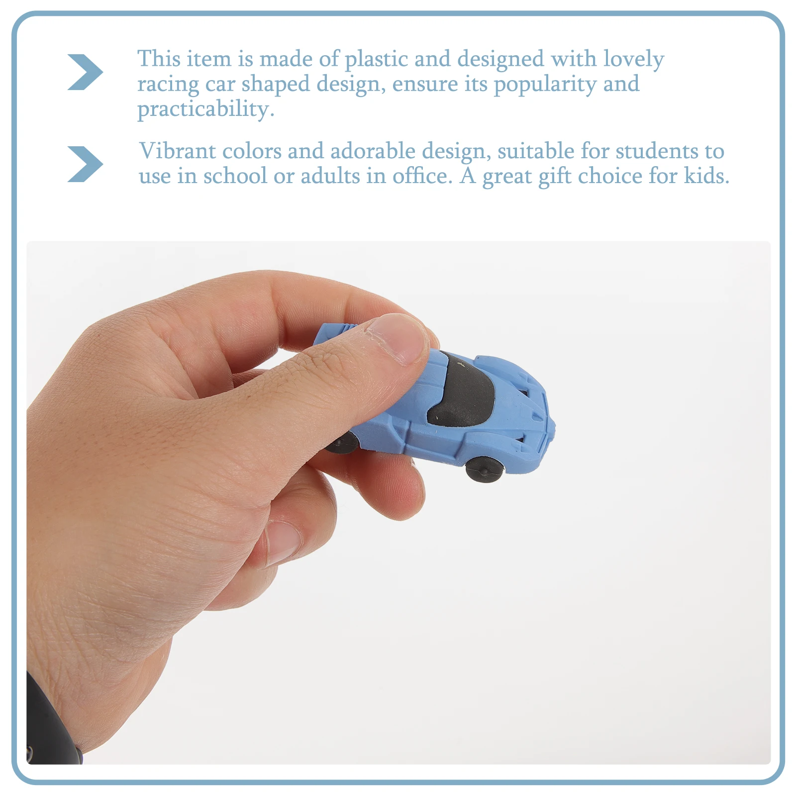 Radiergummi Cartoon Racing Cars Lustige Radiergummis Preis 3D für Bulk Eco-Cute