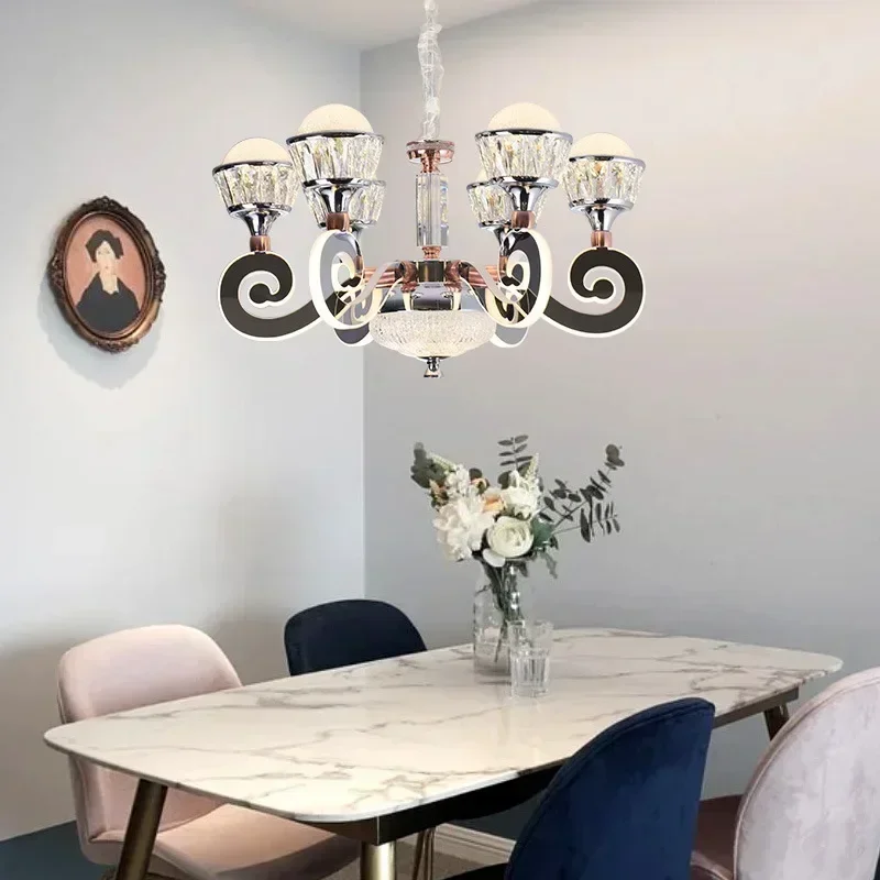 

Genie Electrodeless Dimming Acrylic Lamp Arm Luminous Chandelier Crystal Lamp Arm Luminous Household Chandelier Luxury