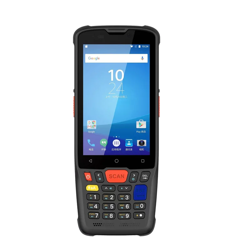 GTCODESTAR Wireless Bluetooth PDA Android 11 1D 2D Barcode Scanner NFC Rugged Handheld 2G/3G/4G Mobile Tablet PDAS Android
