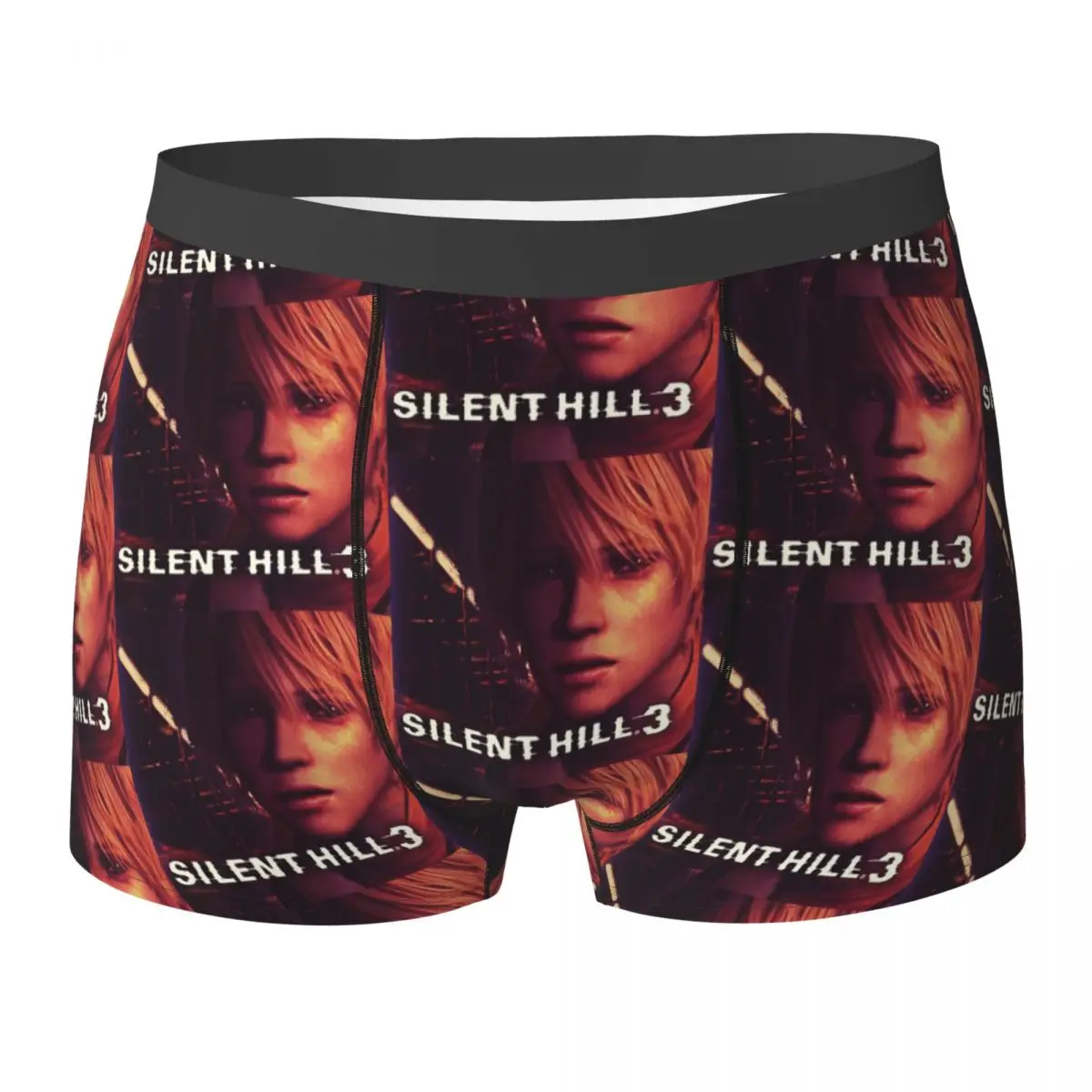 

Трусы-боксеры, шорты Silent Hill 3, трусы с художественной обложкой, мужское вентилируемое нижнее белье для мужчин, подарок бойфренду